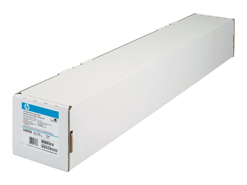HP Papper Bright White 24" Rulle 45m 90g, Ink