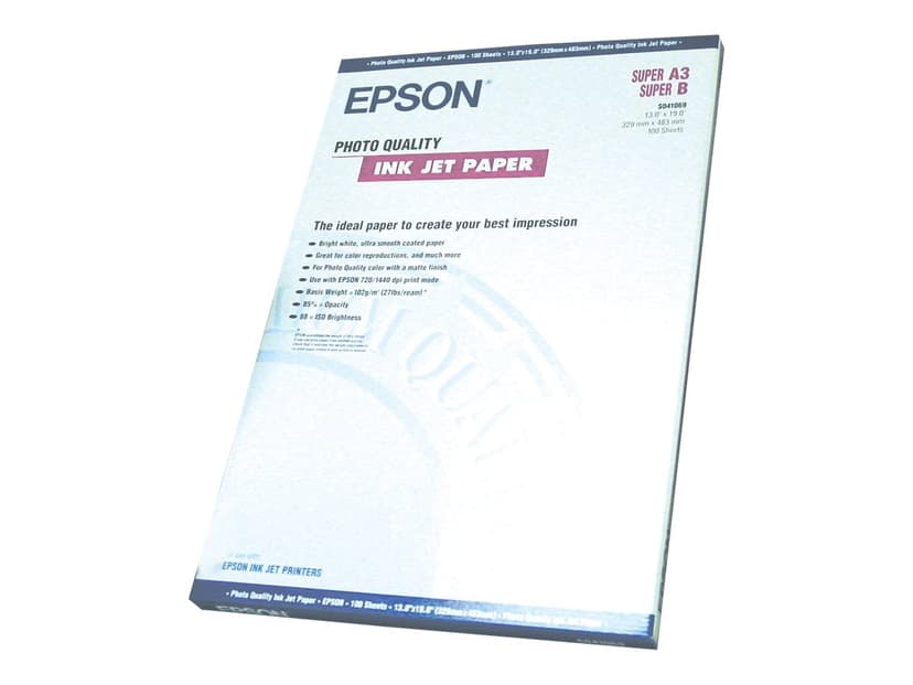 Epson Papper Photo Quality A3+ 100-ark 102G