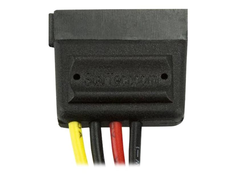 Startech 6in 4 Pin LP4 to SATA Power Cable Adapter 15-stifts seriell ATA-ström Hane 4 pin intern effekt Hane