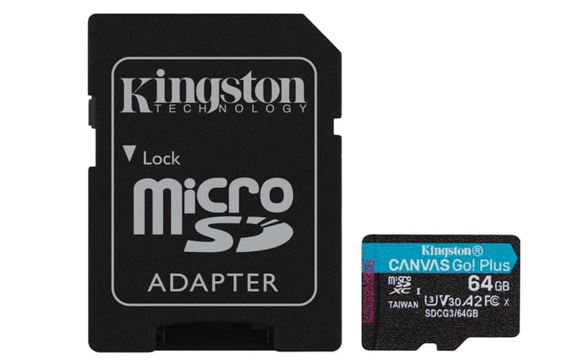 Kingston Canvas Go! Plus mikroSDXC UHS-I minneskort
