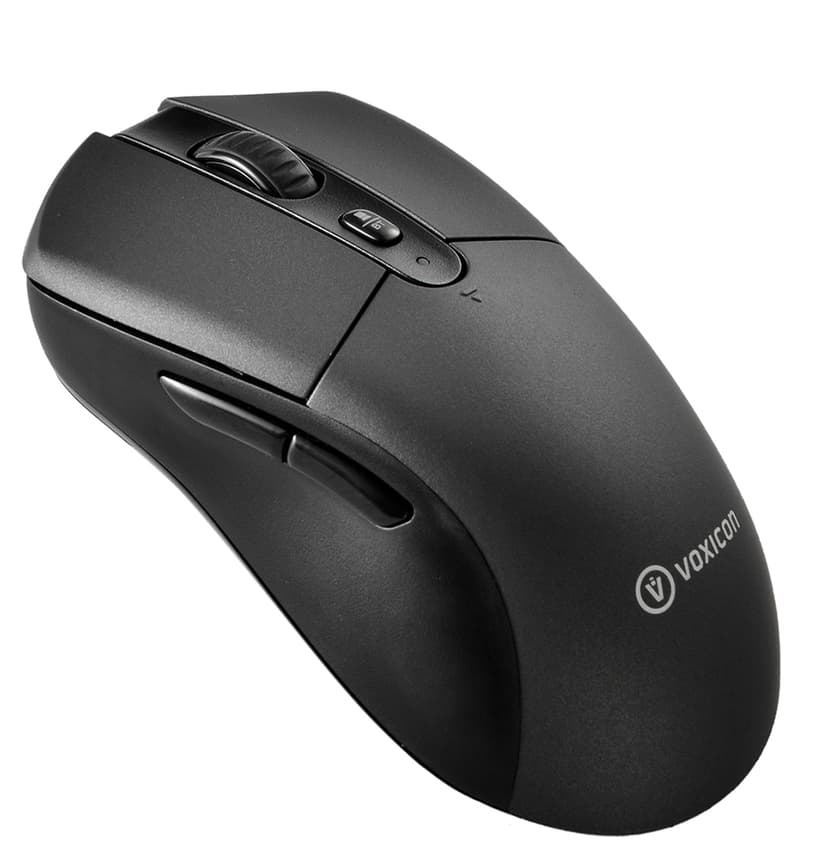 Voxicon Office Mouse Gr1000 (Bt+2.4G) 2,400dpi Trådløs Mus Svart