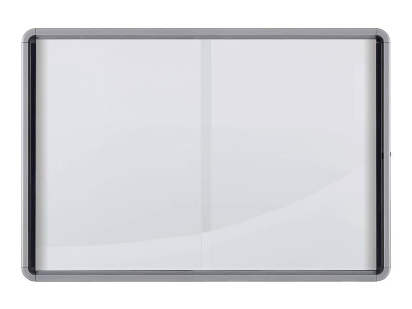 Nobo Innglasset Tavle med skyvedører for innendørsbruk 27xA4 Magnetisk Hvit