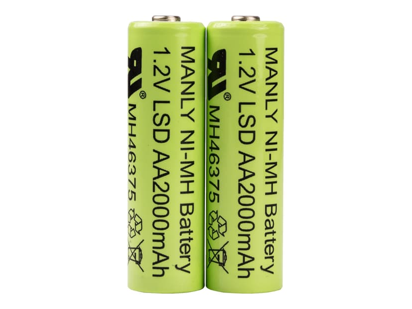 Socket Mobile Socket batteri AA NiMH – Socketscan S700/S730/S740 2-pakning