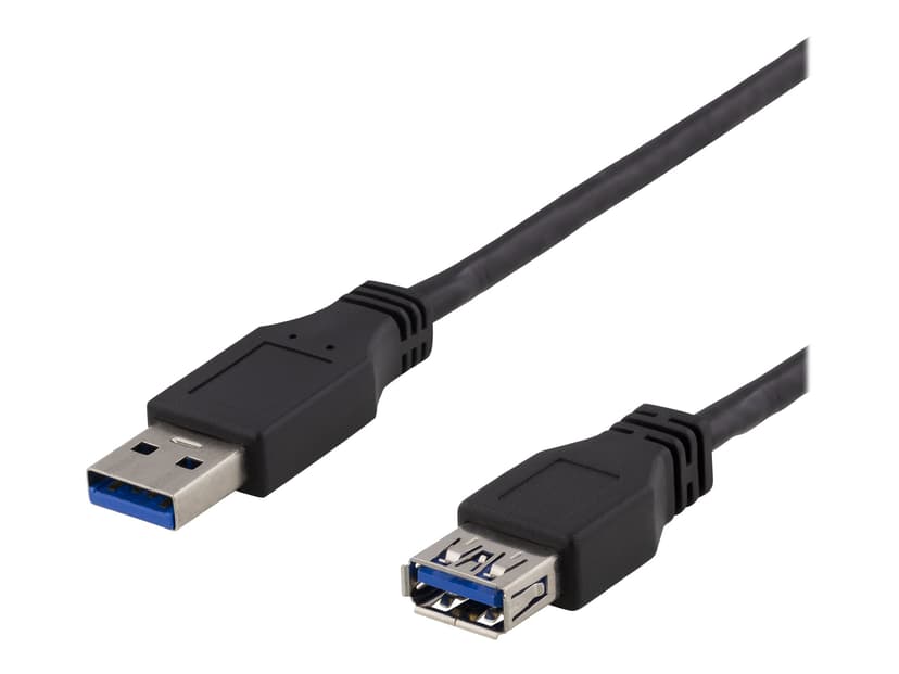 Deltaco USB3-243 3m 9-pins USB-type A Hunn 9-pins USB-type A Hann