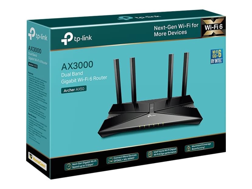 TP-Link Archer AX50 Gigabit WiFi 6 Wireless Router
