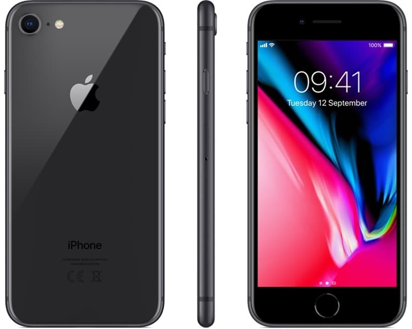 Apple iPhone 8 64GB Enkelt-SIM Romgrå