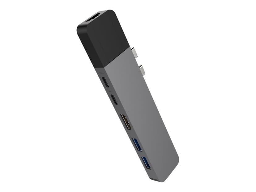 Hyper HyperDrive NET USB-C Hub - Space Gray USB-C Mini-dockningsenhet