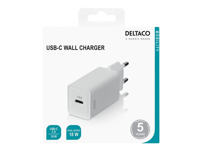 Deltaco DELTACO Wall Charger