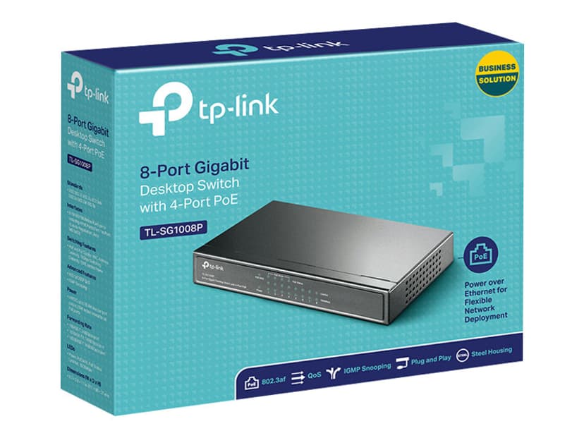 TP-Link 8-Port Gigabit Desktop Switch, 4-Port PoE+