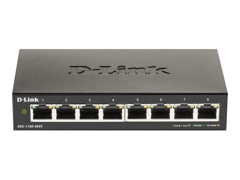 D-Link DGS 1100 v2 8-Port Smart Switch
