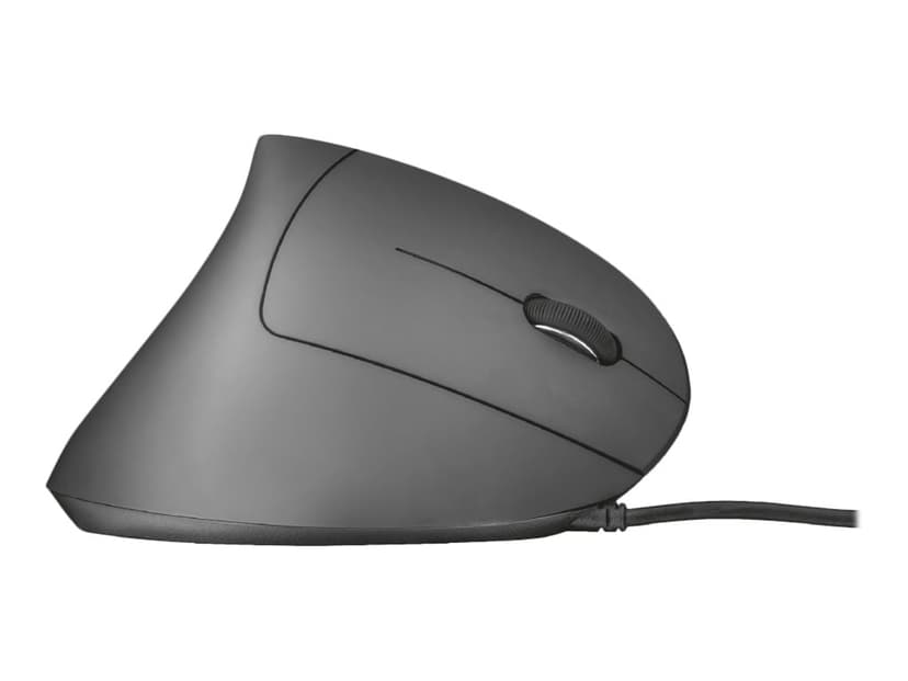 Trust Verto ergonominen hiiri Langallinen 1,600dpi Hiiri Musta