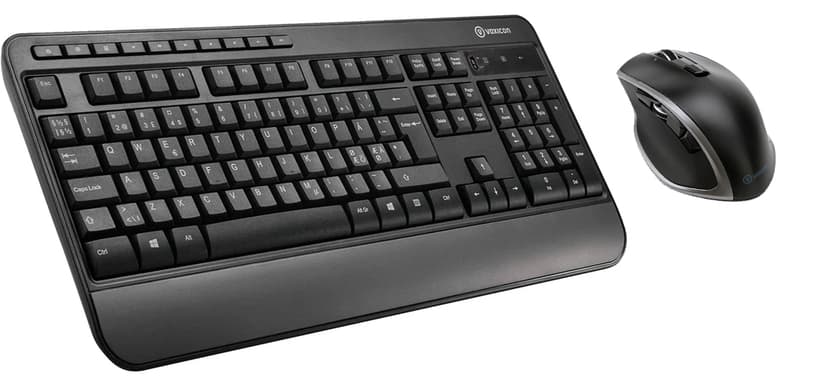 Voxicon Wireless Keyboard 295Wl + Pro Mouse Dm-p30wl Bt#kit Nordisk Tastatur