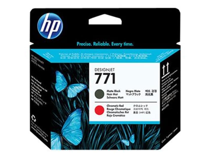 HP Printerhoved 771 MATTE Sort + RED - DESIGNJET Z6200