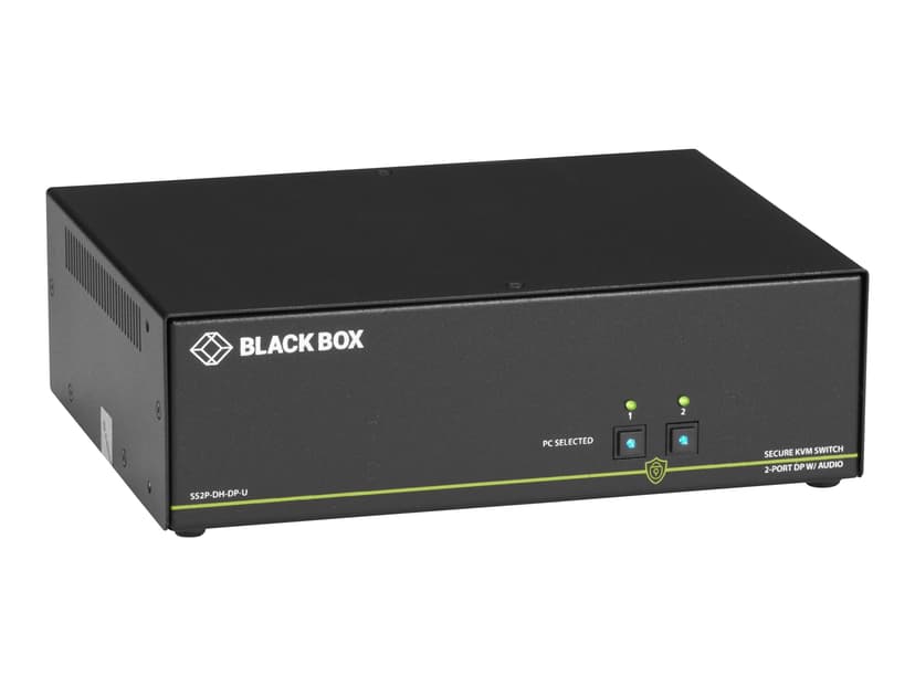 Black Box NIAP 3.0 Secure KVM Switch 4K 2xDP USB 2Port Dustinhome.dk