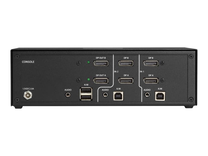 Black Box NIAP 3.0 Secure KVM Switch 4K 2xDP USB 2Port Dustinhome.dk