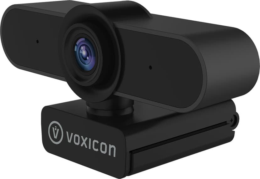 Voxicon Webcam 1080P Wide Webkamera Svart