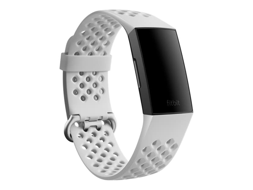 Fitbit Sport Armband Vitt Large - Charge 3/4