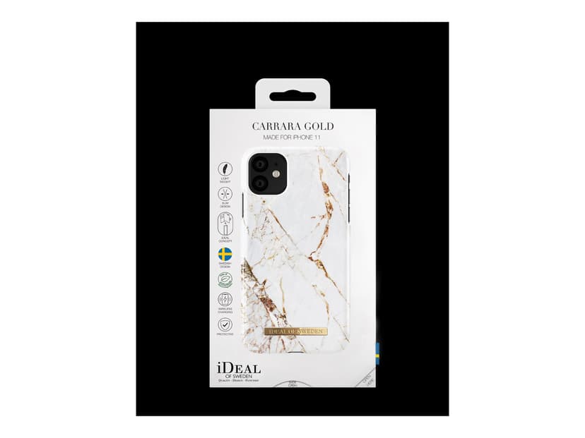 iDeal of Sweden Fashion Case iPhone 11, iPhone Xr Carrara-guld