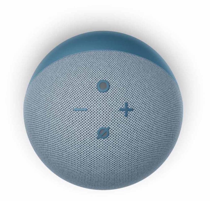 Amazon Echo Dot with clock (4th Generation) Twilight Blue