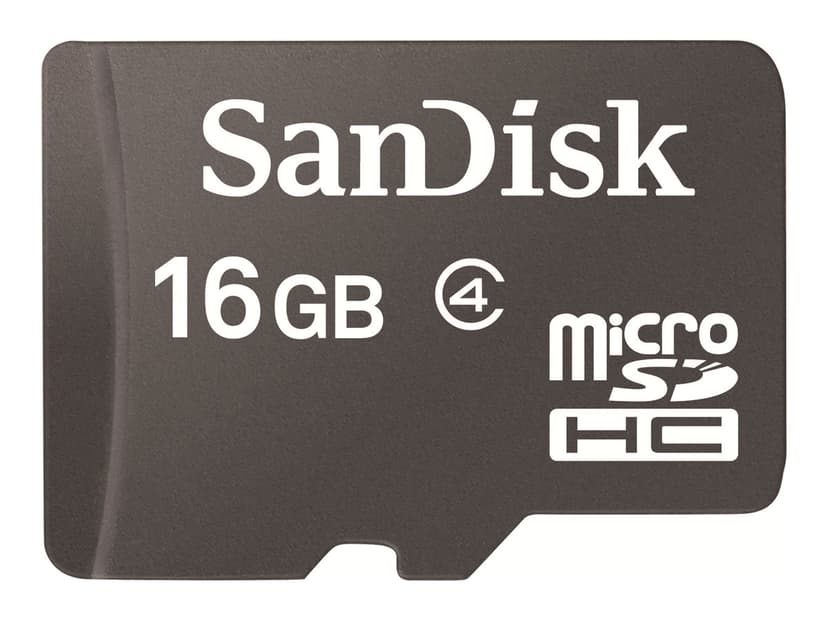 SanDisk Flash-Minneskort 16GB microSDHC