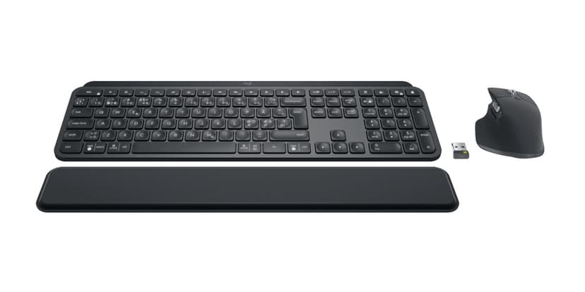 Logitech MX Keys Combo For Business Logi Bolt Nordisk Tastatur og mus-sæt