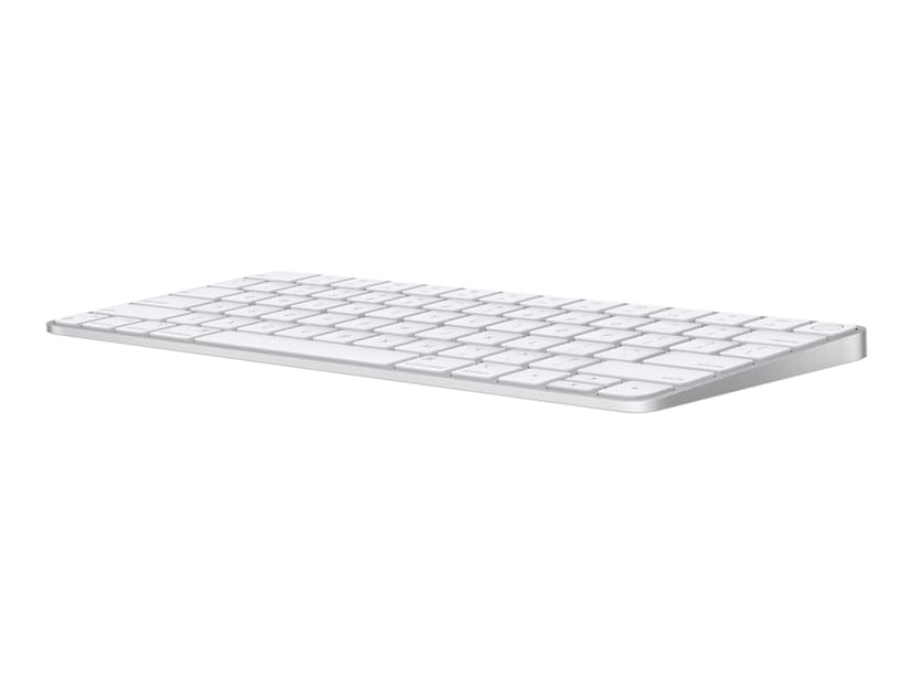 Apple Magic Keyboard with Touch ID Trådlös Amerikansk Tangentbord Silver, Vit