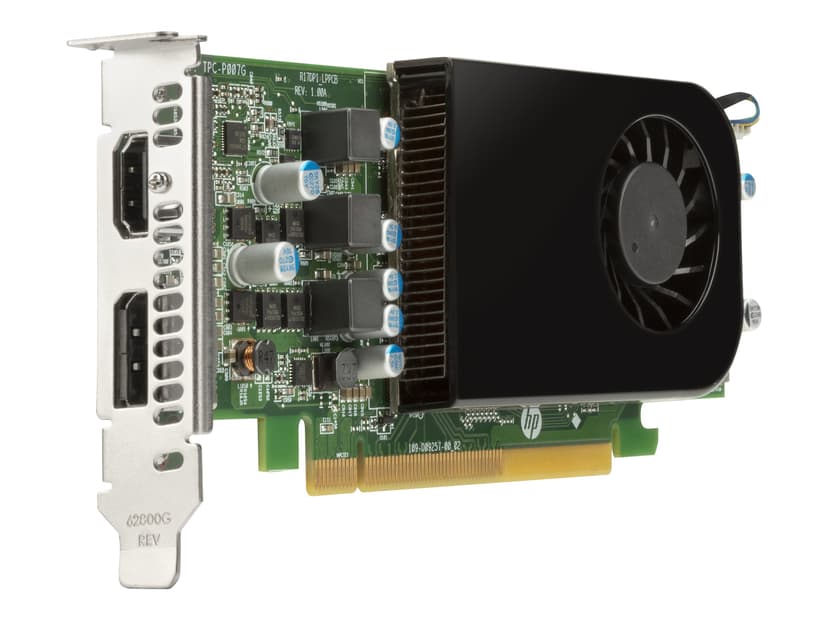 HP AMD RADEON RX550X 4GB LP DP CARD LOW PROFILE #demo
