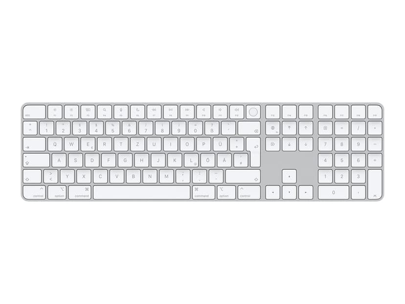 Apple Magic Keyboard with Touch ID /Keypad for Mac models with Apple silicon Trådlös Tysk Tangentbord