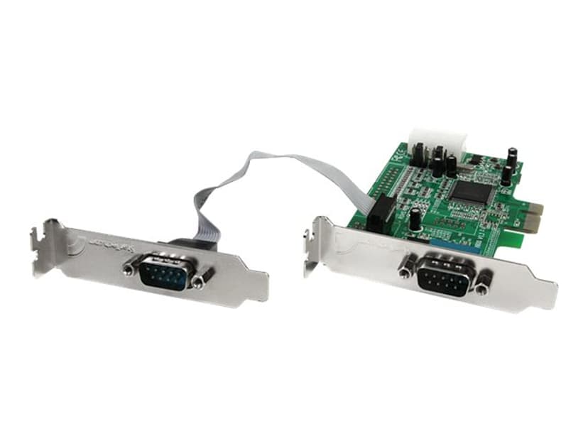 Startech .com 2 Port Low Profile Native RS232 PCI Express Serial Card with 16550 UART