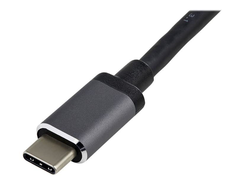 Startech .com USB C Multiport Adapter, USB-C Mini Travel Dock with 4K HDMI or 1080p VGA, 3x USB 3.0 Hub, SD, GbE, Audio, 100W PD Pass-Through, Portable Docking Station for Laptop/Tablet USB-C Mini-dockningsenhet