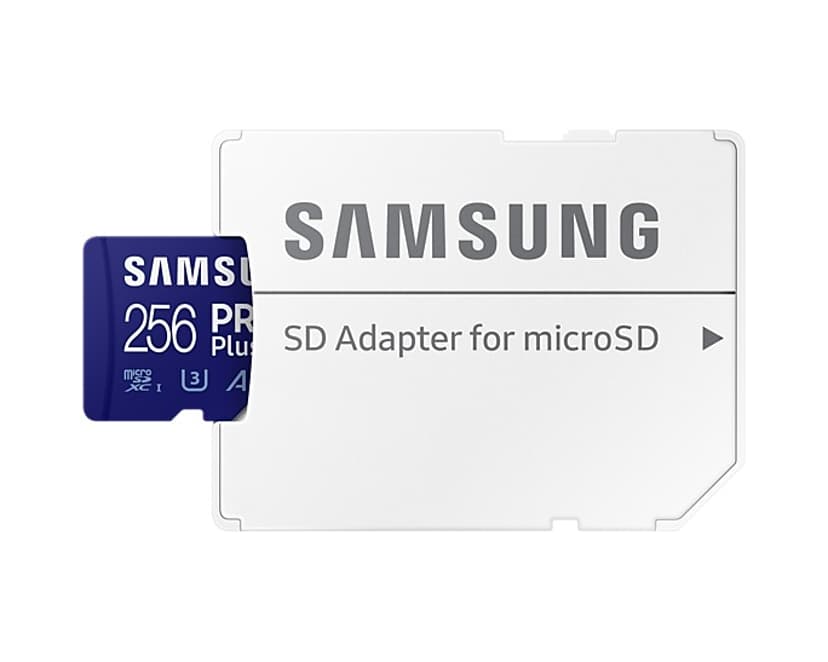 Samsung PRO Plus 256GB mikroSDXC UHS-I minneskort