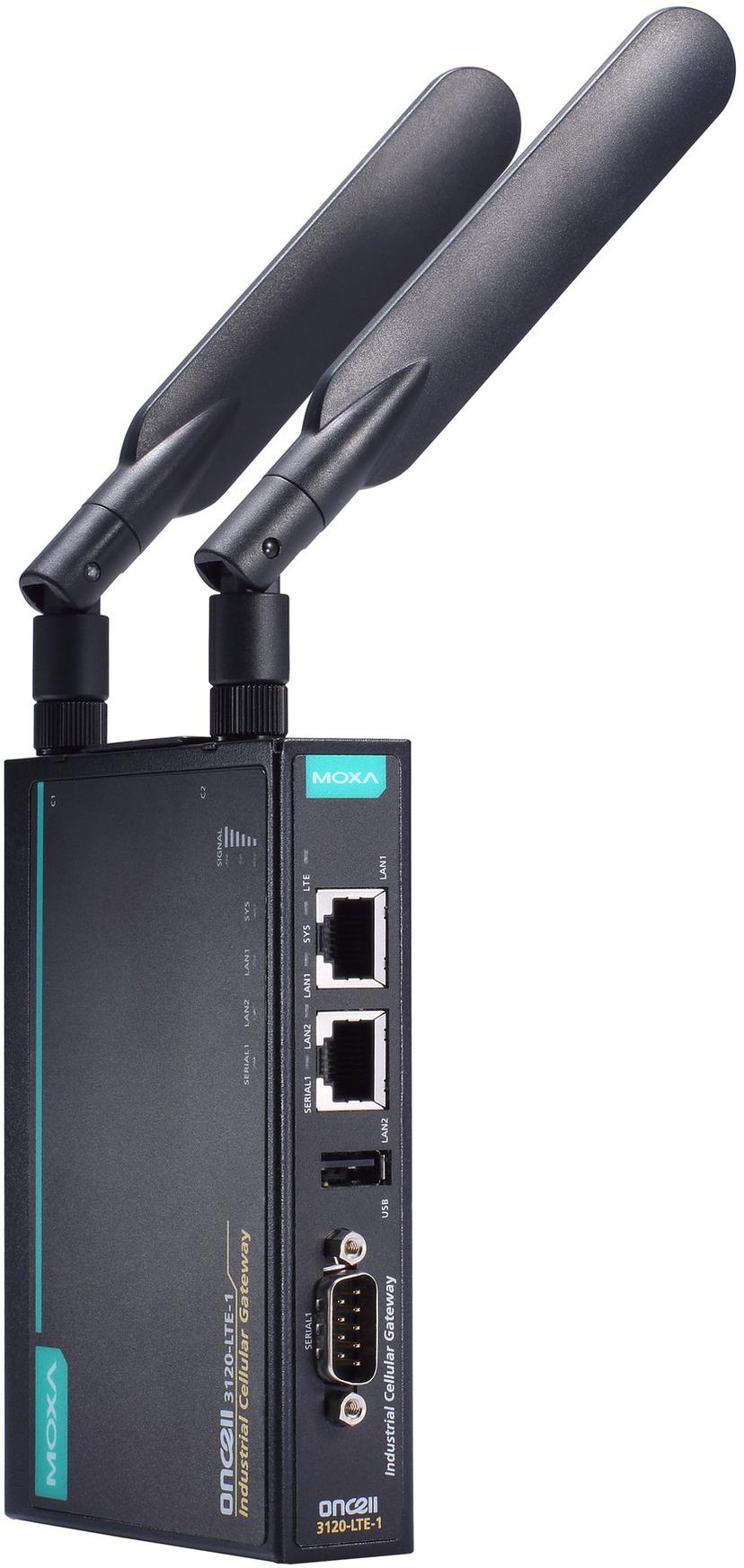 Moxa OnCell 3120-LTE-1 Industriell LTE Gateway Extrem Temp
