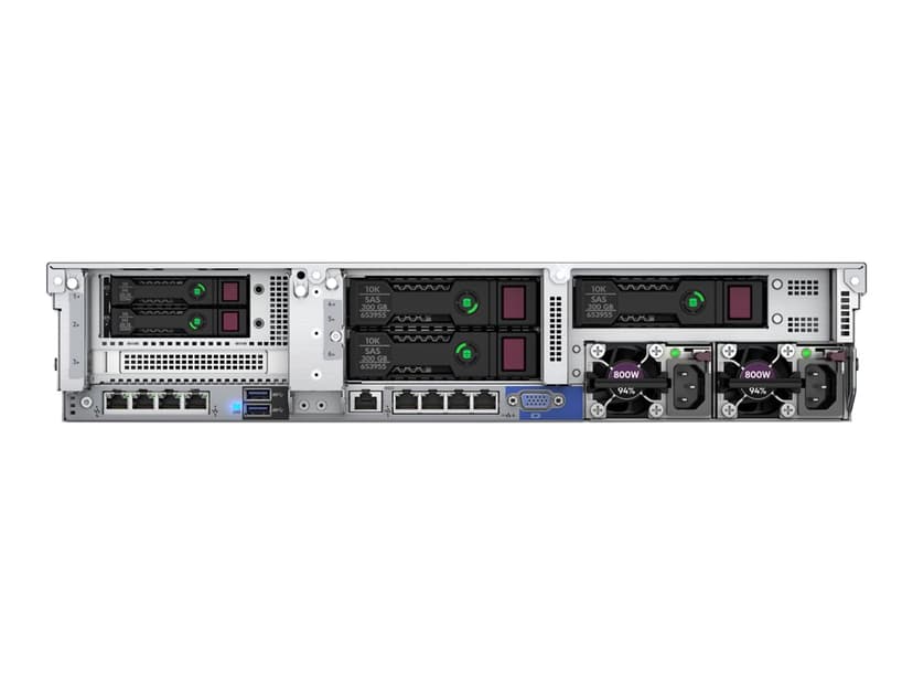 HPE ProLiant DL380 Gen10 SMB Networking Choice Xeon Silver, L3 Cache 4210R 10-kjerners