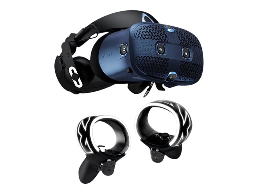 HTC VIVE Cosmos VR-headsett + 2 håndkontrollere