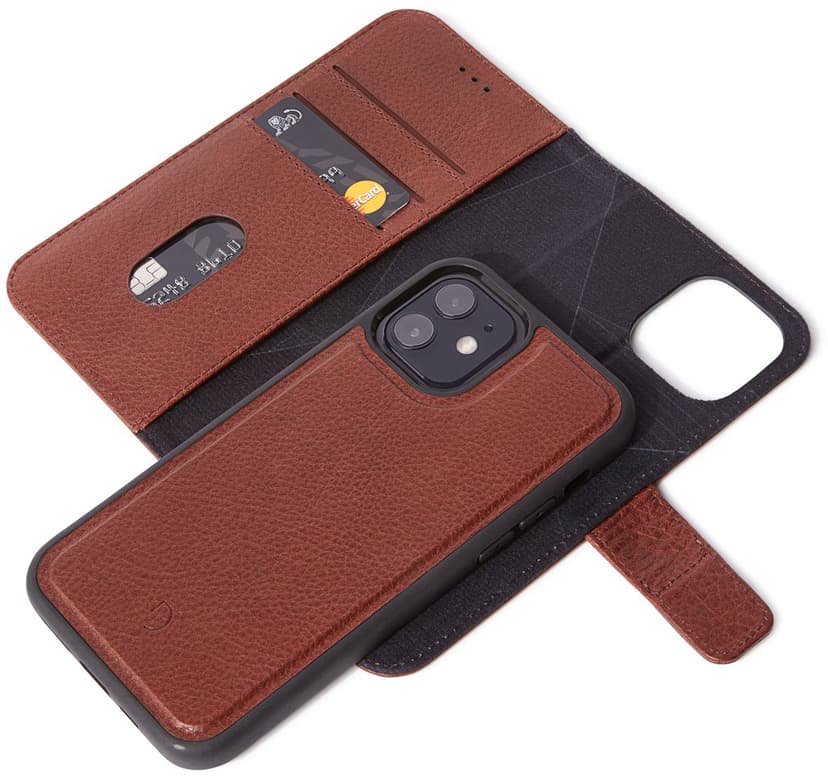 Decoded Leather Detachable Wallet Iphone 12/12 Pro Brown iPhone 12, iPhone 12 Pro Brun