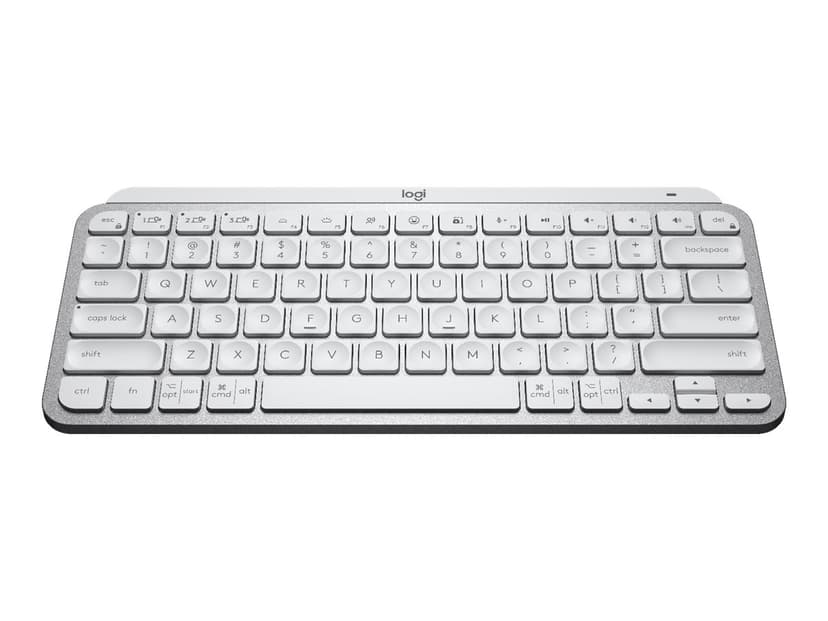 Logitech MX Keys Mini Trådløs Nordisk Tastatur Grå, Hvid