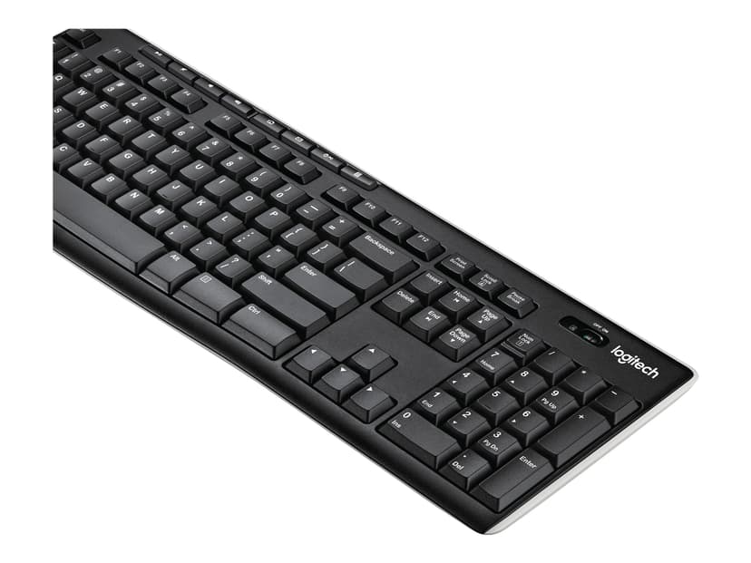 Logitech Wireless Keyboard K270 Trådlös Tysk Tangentbord
