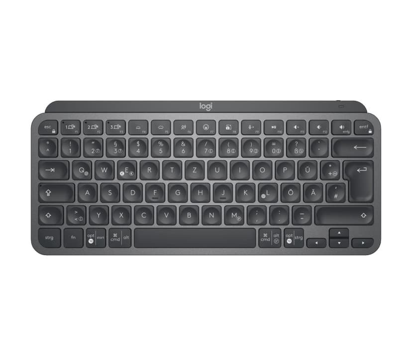 Logitech MX Keys Mini For Business Logi Bolt Trådløs Nordisk Tastatur Sort