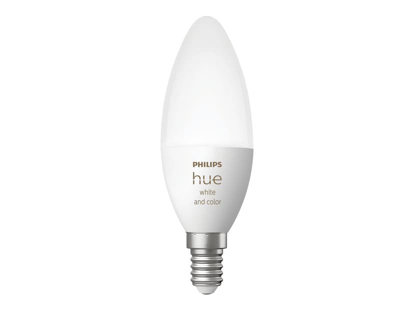 Philips Hue White and Color Ambiance 5.3W B39 2-pakning