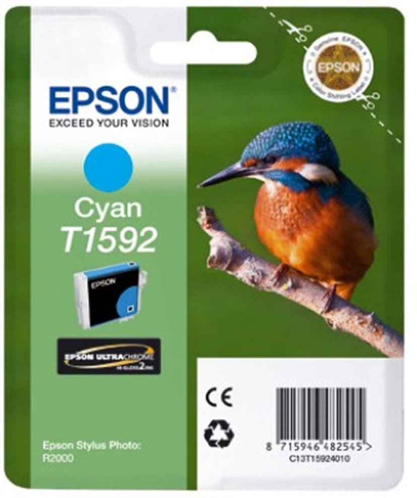 Epson Inkt Cyaan T1592 - R2000