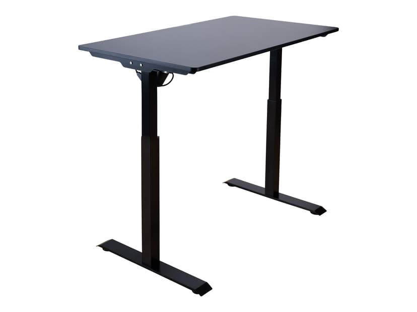 Sun-Flex Hæve-/sænkebord, 120x60 cm, Sort