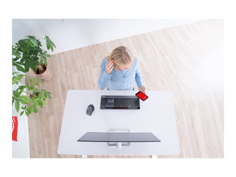 Sun-Flex Skrivbord Höj/Sänkbart 120x60 cm Vit