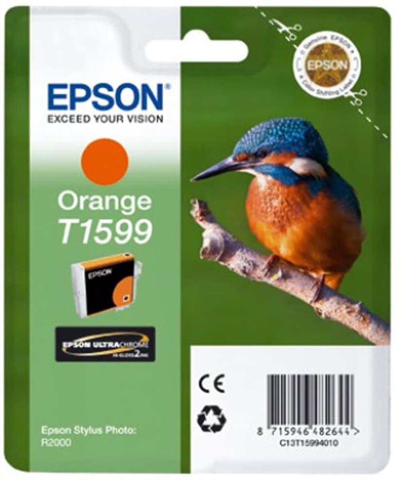 Epson Blekk Orange T1599 - R2000