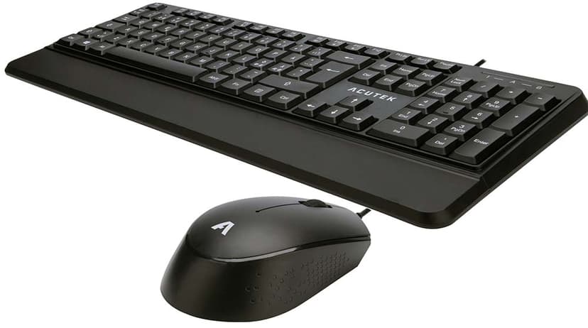 Acutek Acutek Wired Keyboard And Mice 201Wh Nordiska länderna Sats med tangentbord och mus