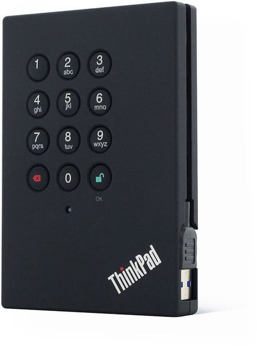 Lenovo ThinkPad Säker Hårddisk 1TB USB 3.0 1TB 5,400rpm USB 3.0