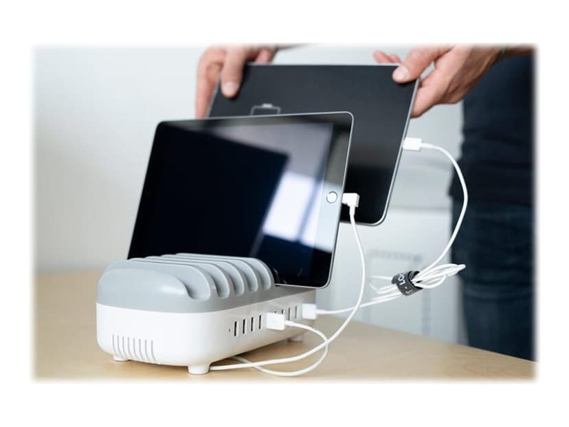 Maclocks Tablet / Phone USB Charging Hub Station 10 Ports