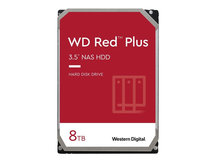 WD Red Plus 8TB 3.5" 7,200rpm SATA-600