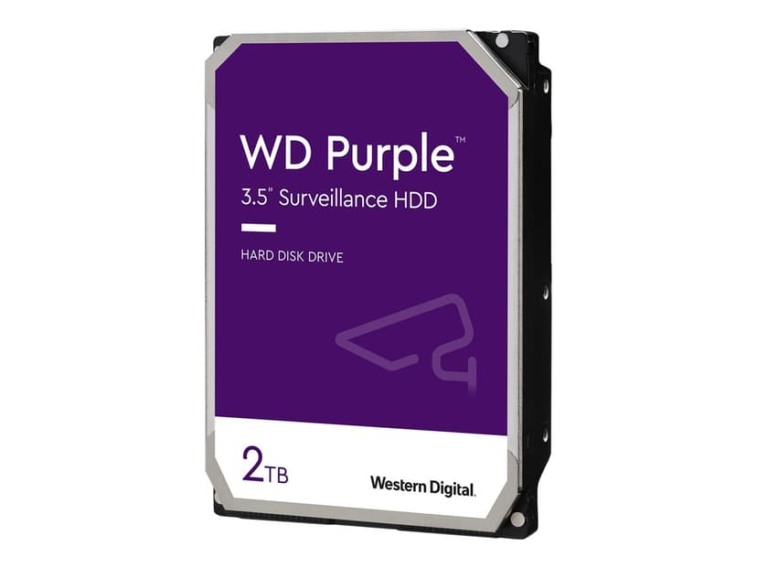 WD Purple 2TB 3.5" 5,400rpm SATA-600