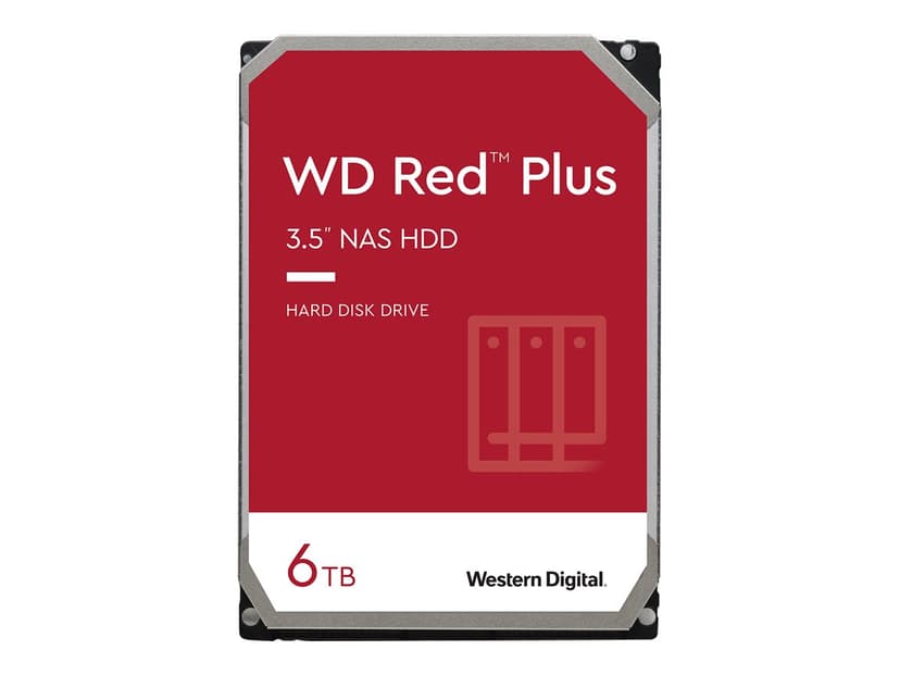 WD Red Plus 6TB 3.5" 5,400rpm SATA-600