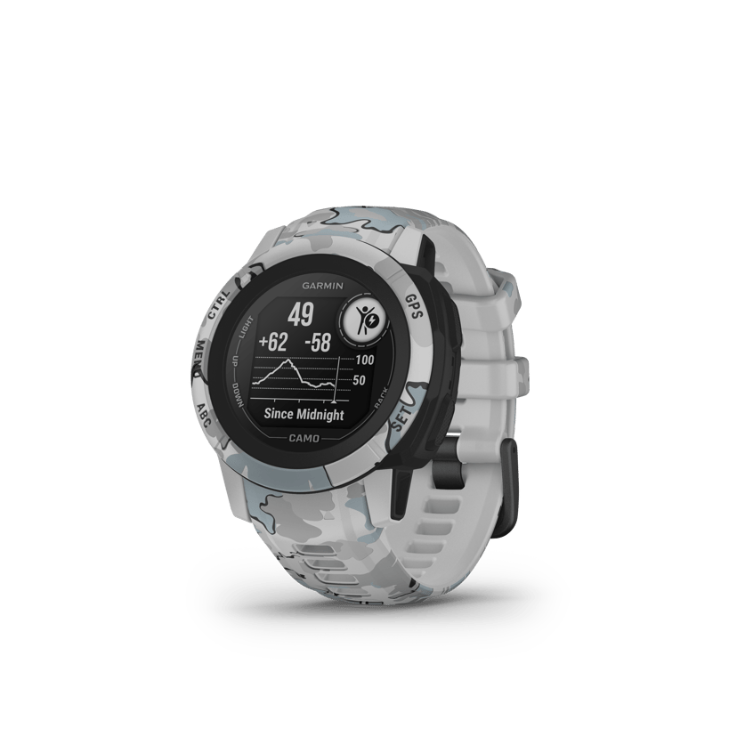 Garmin Instinct 2S Camo Edition GPS-smartwatch, GPS/GLONASS/Galileo-klokke